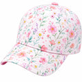 Gorra de Béisbol con Diseño Floral Rosa y Multicolor