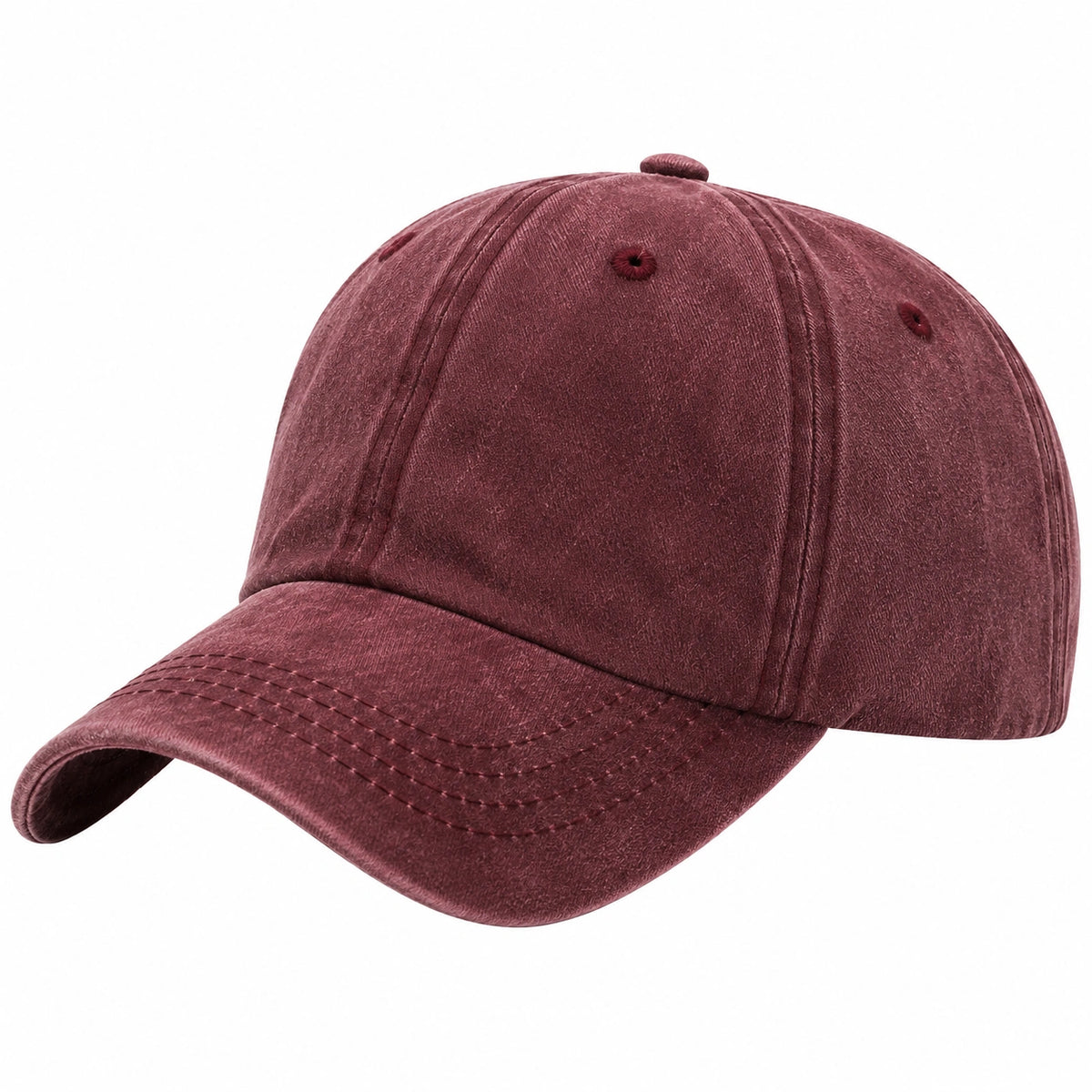 Gorra de Béisbol Ajustable Unisex Burdeos