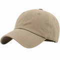 Gorro de Punto con Pompon Geométrico Beige y Marrón