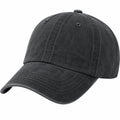 Gorra de béisbol ajustable unisex negra