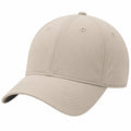 Gorra de béisbol unisex beige ajustable