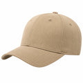 Gorra unisex beige con visera curva