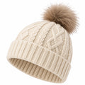 Gorro de Invierno Forrado de Lana Azul Marino