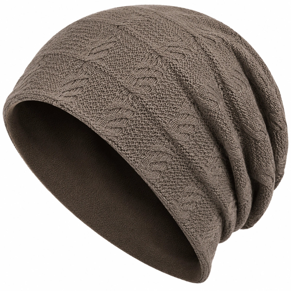 Gorro Verde Claro con Flores Tejidas a Mano