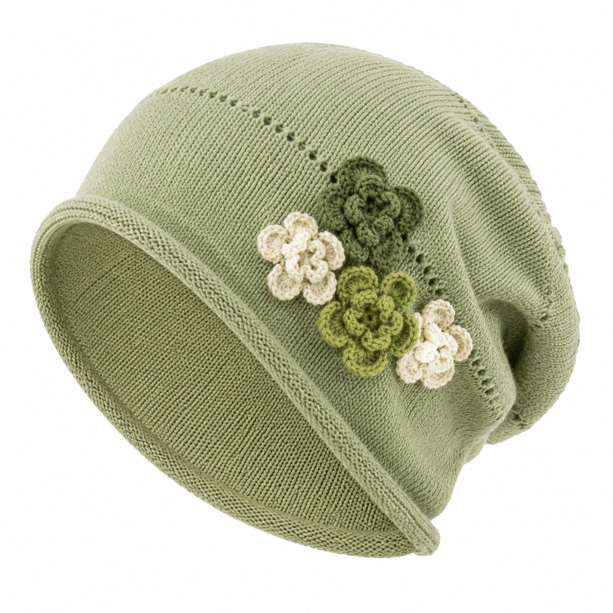 Gorro de Punto Unisex Rosa Claro Ajuste Suave