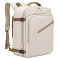 Mochila para Portátil Grande Beige 20L con Puerto USB