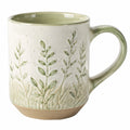 Taza de cerámica con diseño floral silvestre, 350ml