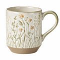 Taza de Cerámica con Diseño de Montaña 360ml Blanco
